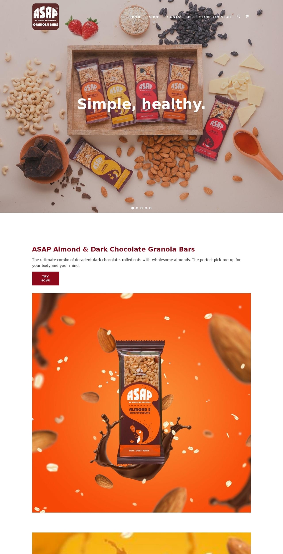 biteasap.com — Shopify storefront screenshot