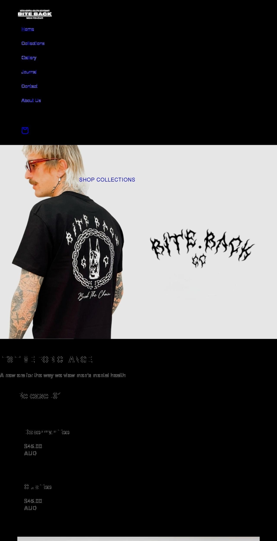 bitebackgc.com shopify website screenshot