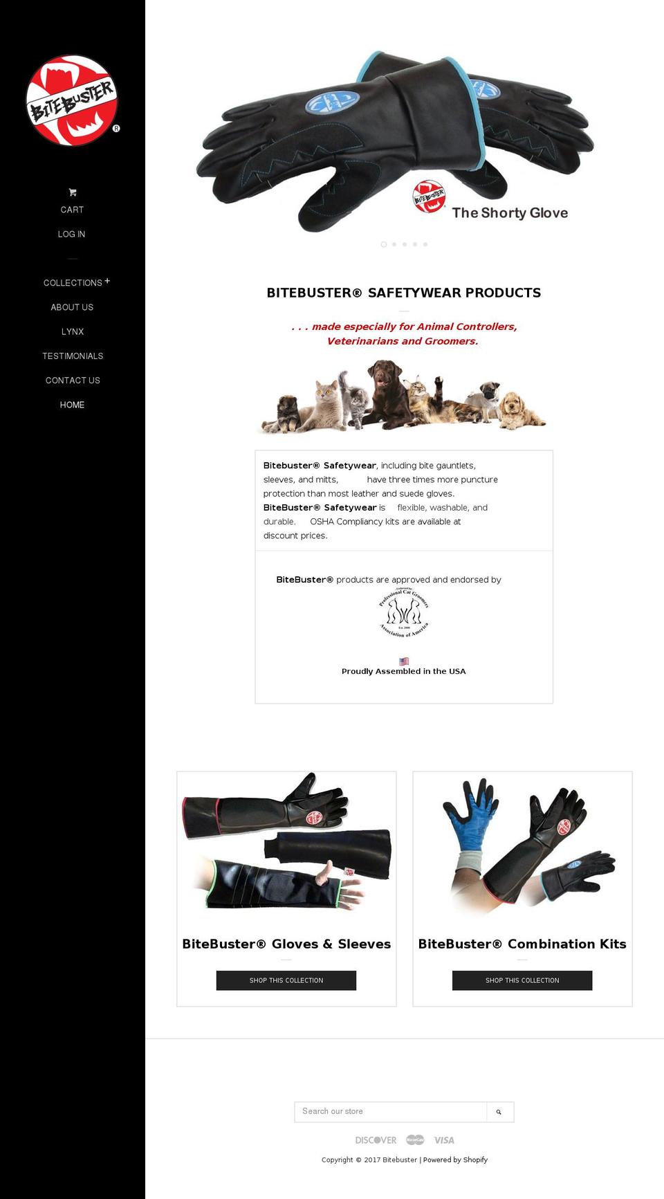 bitebuster.com shopify website screenshot