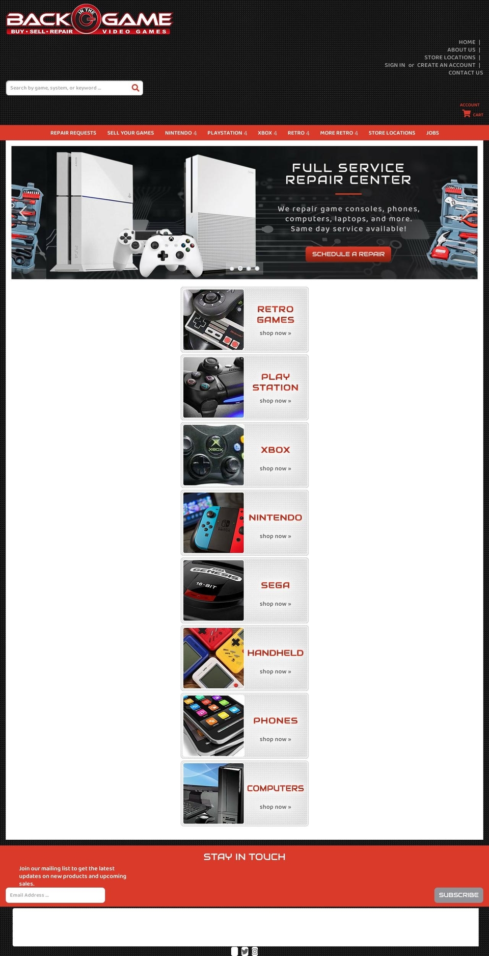 NinjaTemplates Theme Shopify theme site example bitgvideogames.com