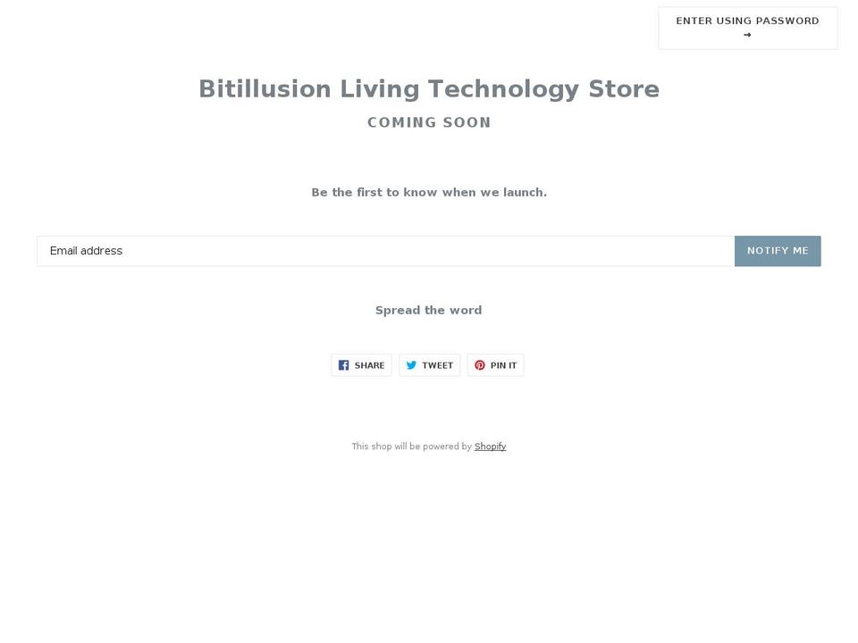 bitillusiontech.com shopify website screenshot
