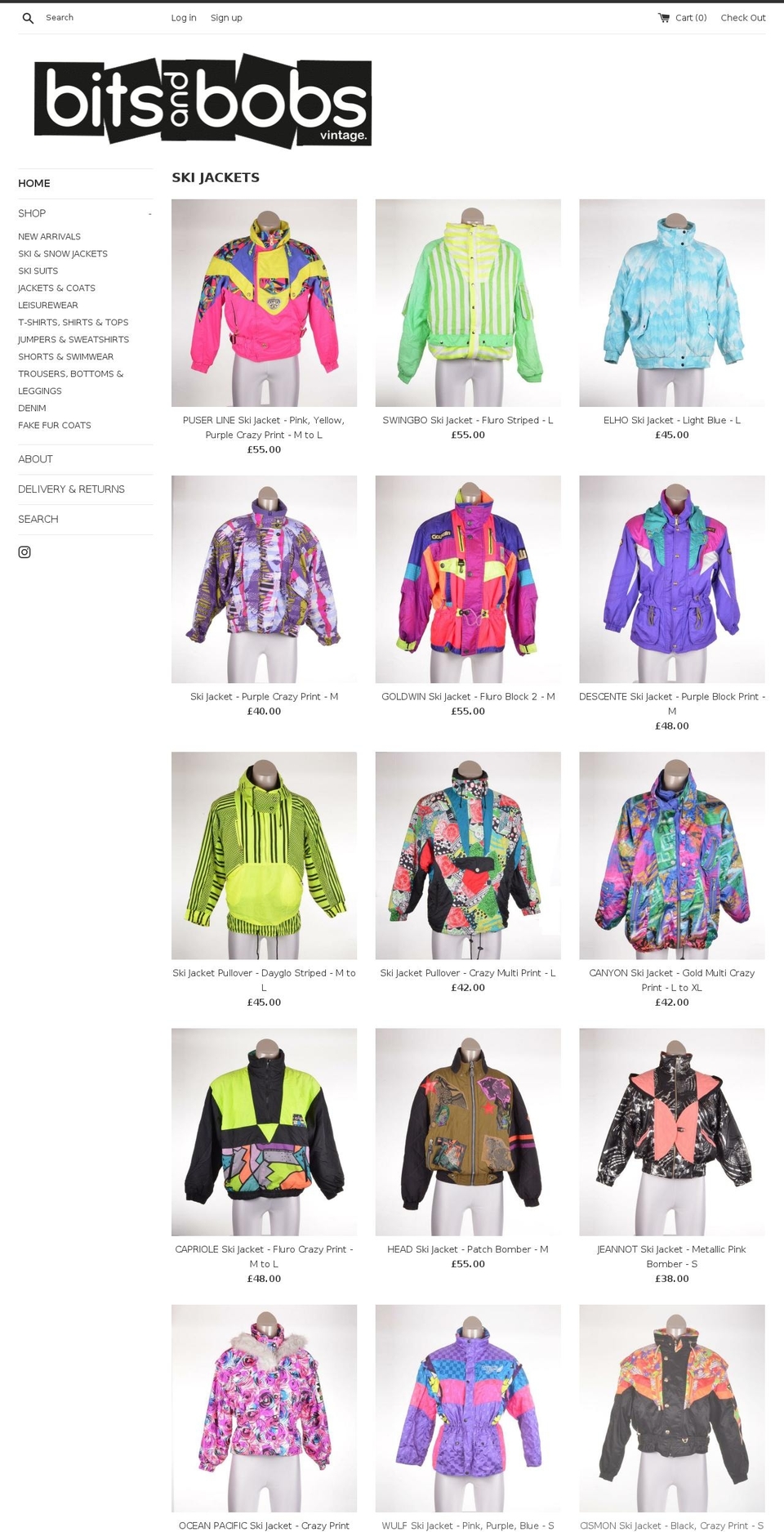 BAB 2017 - Simple Shopify theme site example bitsandbobsvintage.com