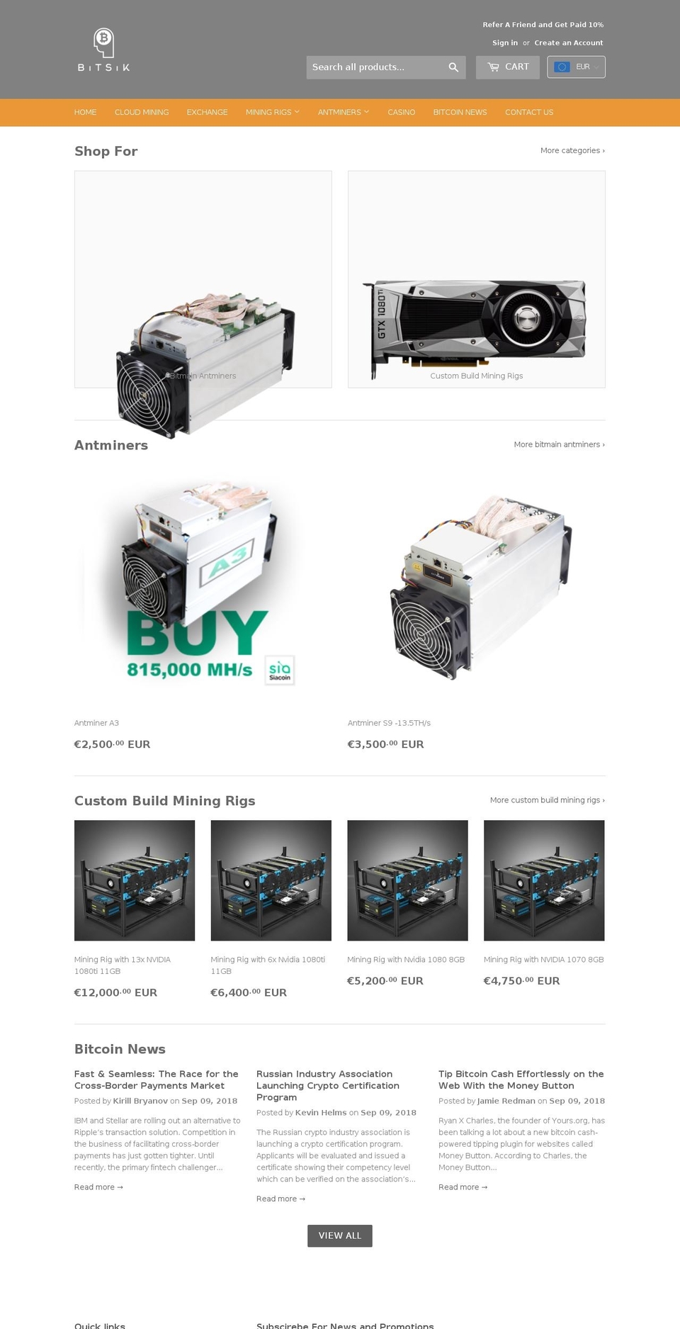 bitsik.com — Shopify storefront screenshot
