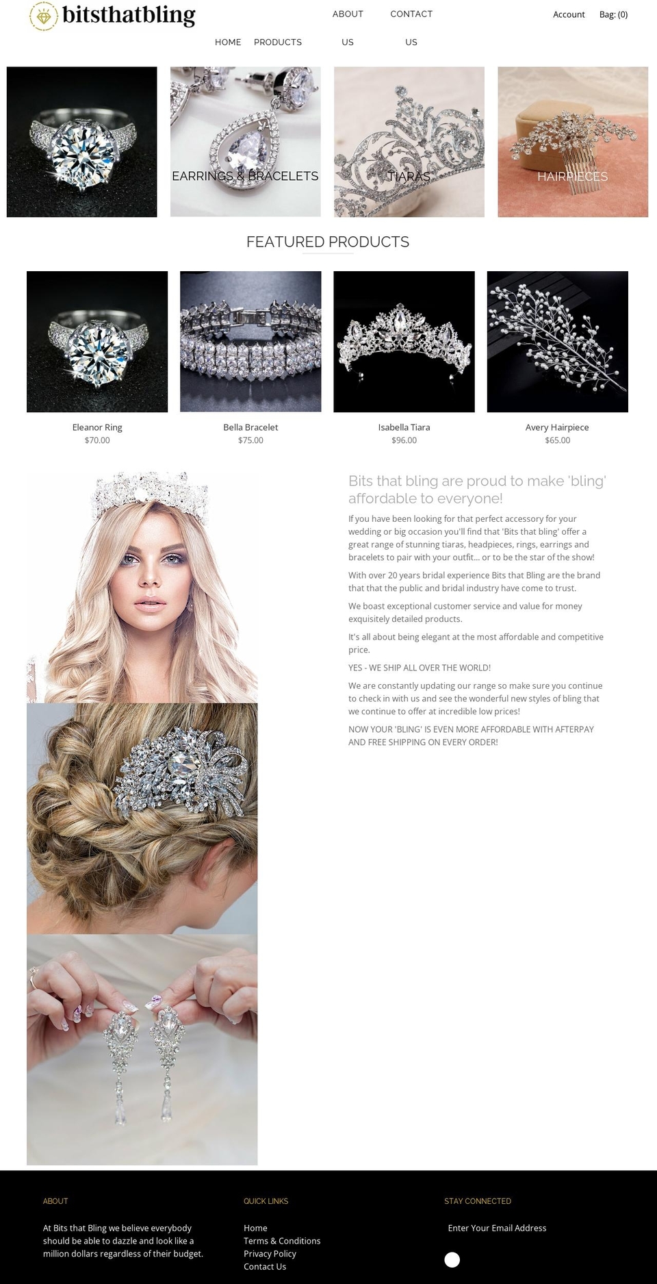 bitsthatbling.com — Shopify storefront screenshot