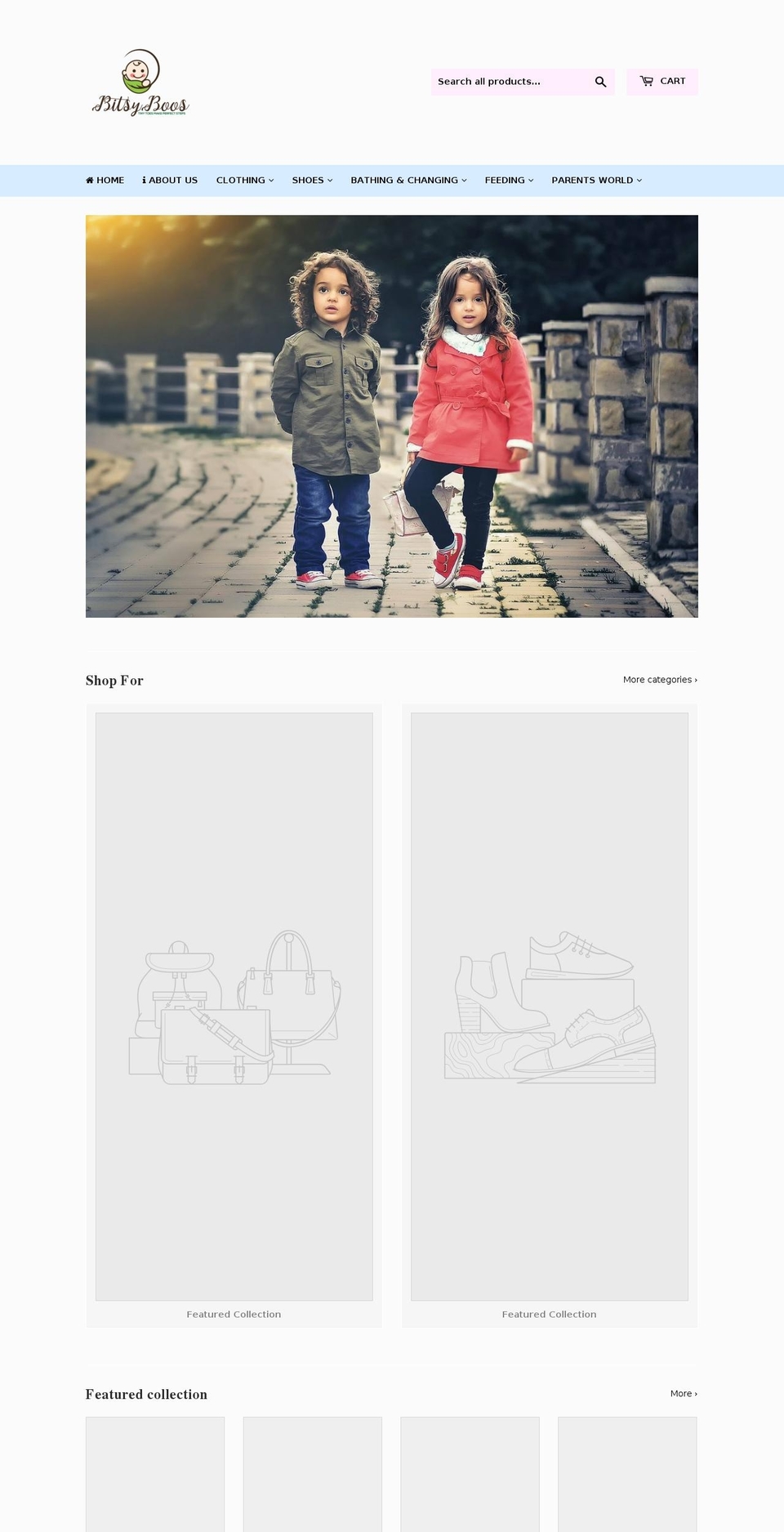 bitsyboos.com — Shopify storefront screenshot