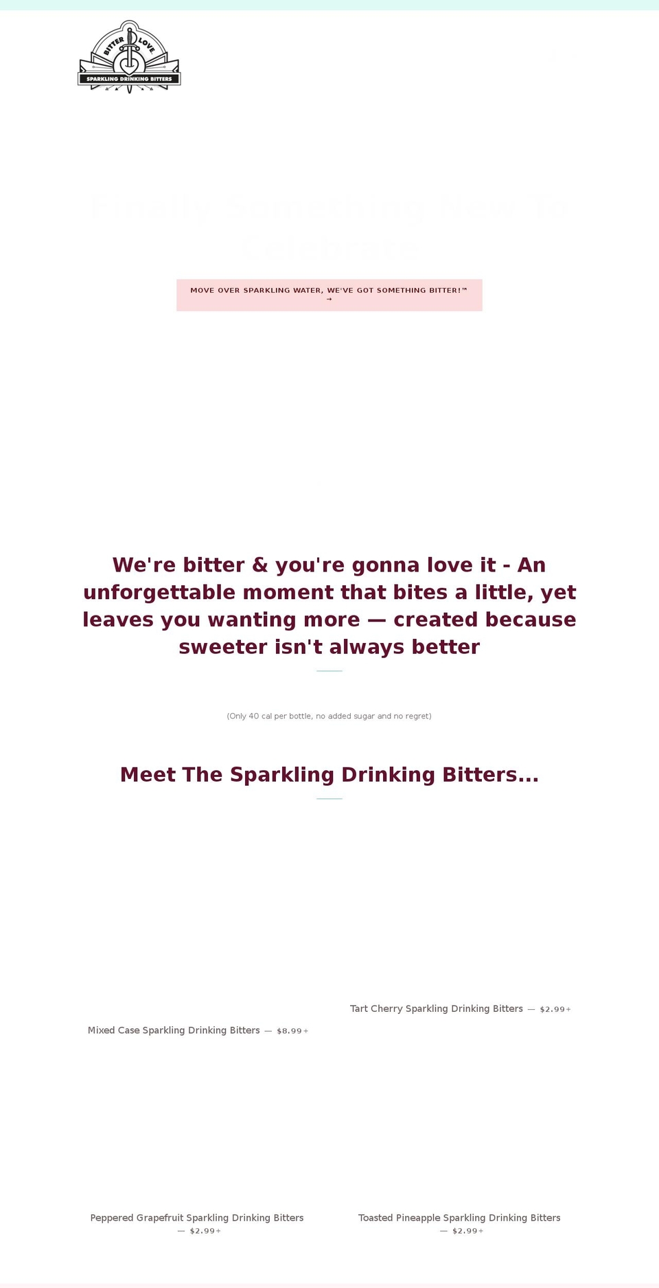 bitterlove.com — Shopify storefront screenshot