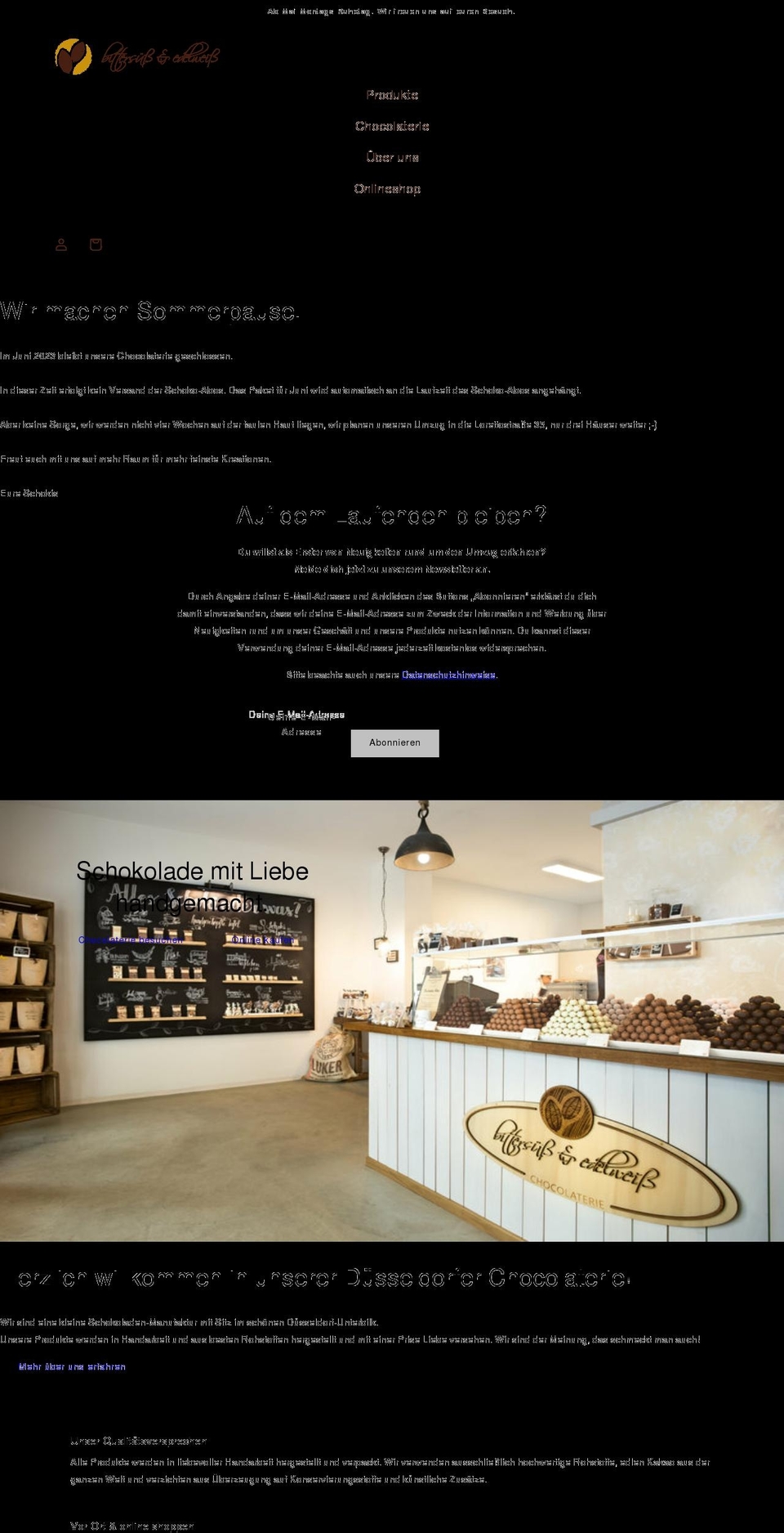 bittersüß u edelweiß Shopify theme site example bittersuess-edelweiss.de