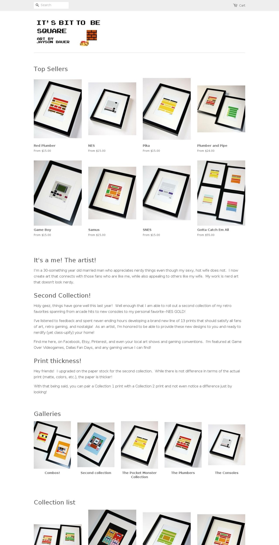 bittobesquare.com — Shopify storefront screenshot