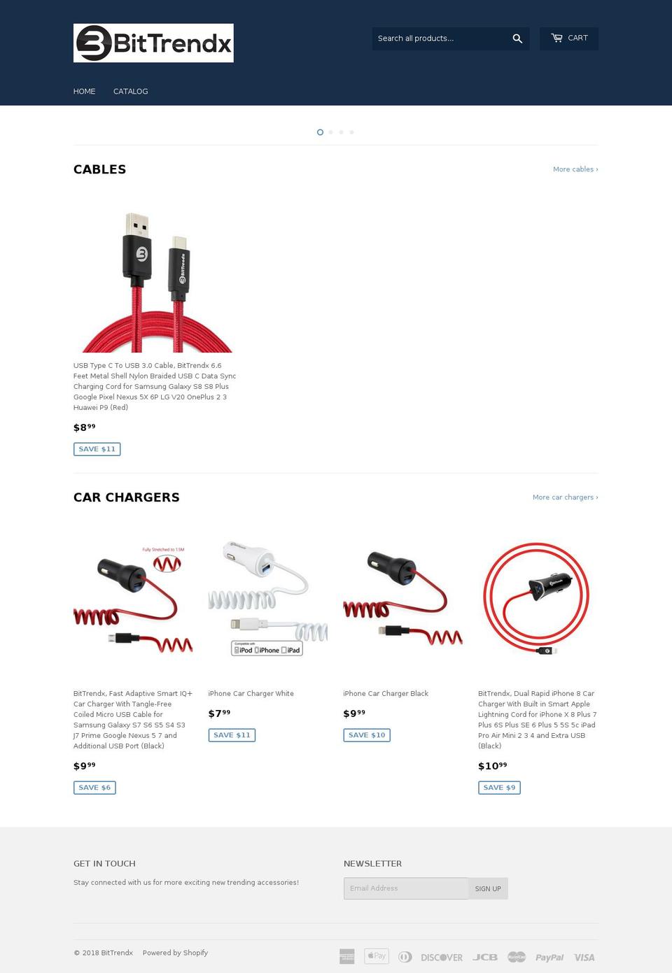 bittrendx.com — Shopify storefront screenshot