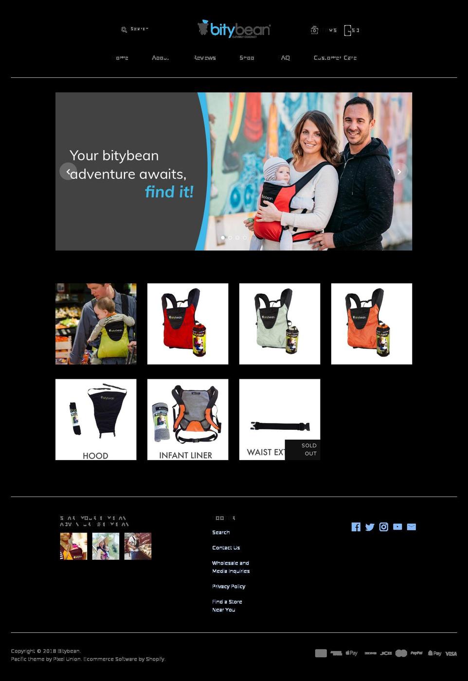 bittybean.com — Shopify storefront screenshot