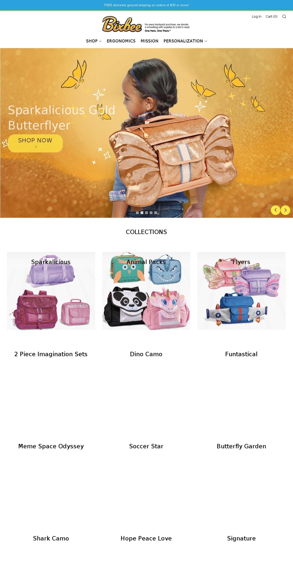 bixbee.com — Shopify storefront screenshot