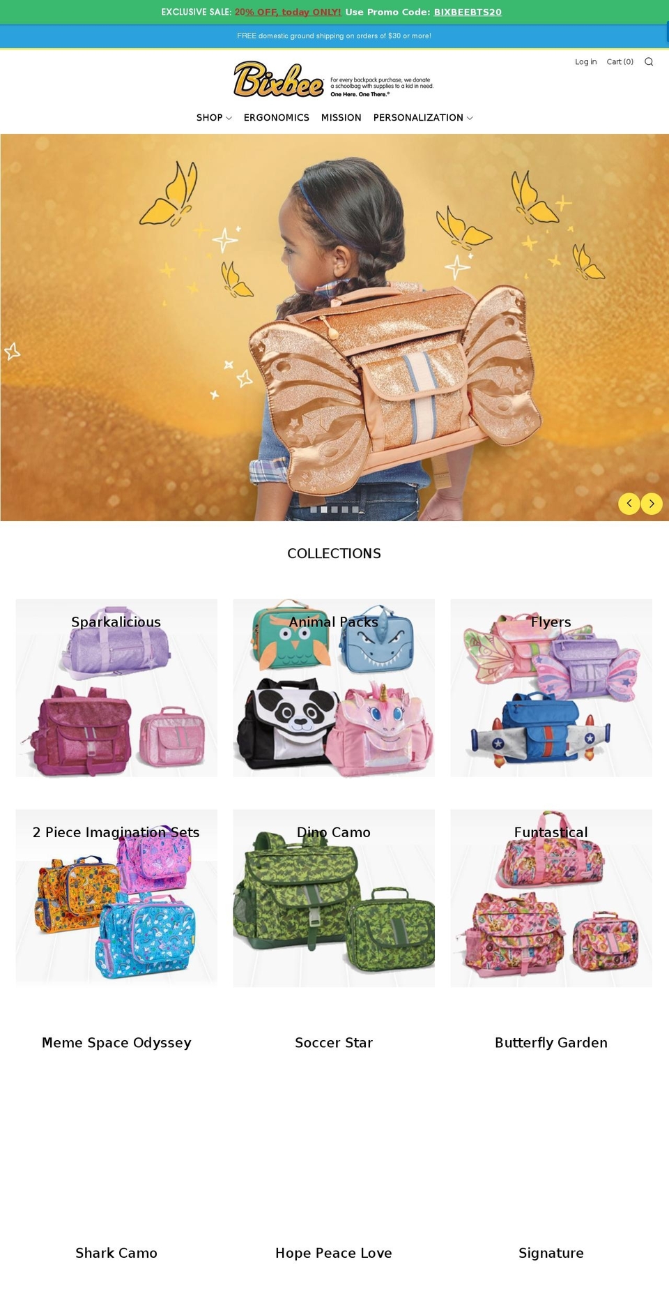 bixbee.org shopify website screenshot