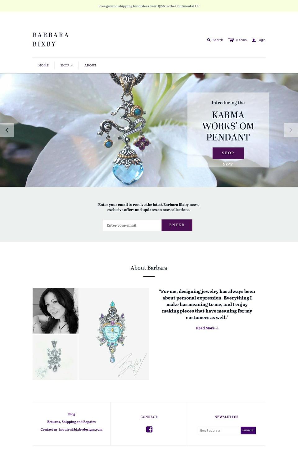 Current-4\/7\/16 Shopify theme site example bixbydesigns.com