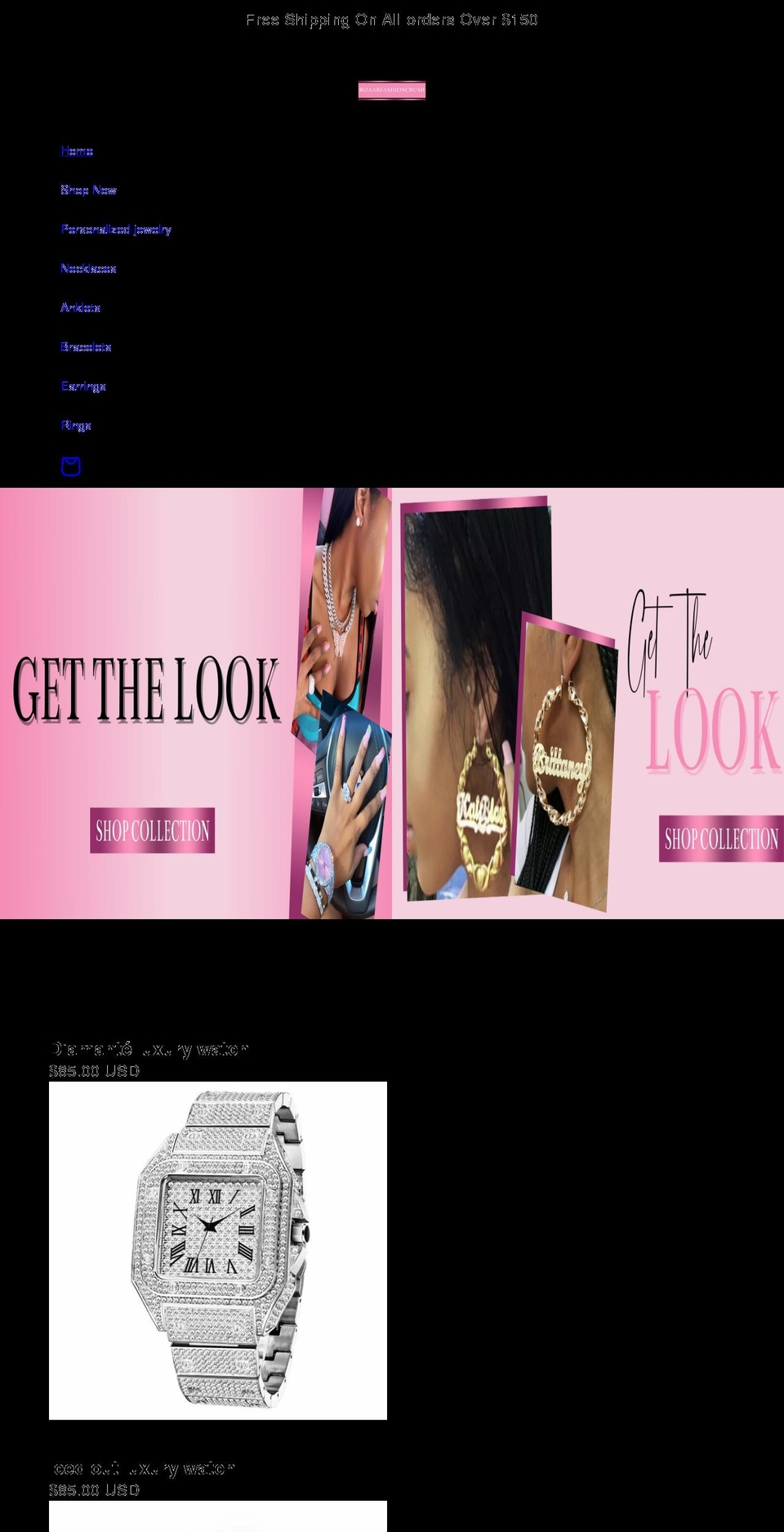bizaarfashioncrush.com shopify website screenshot