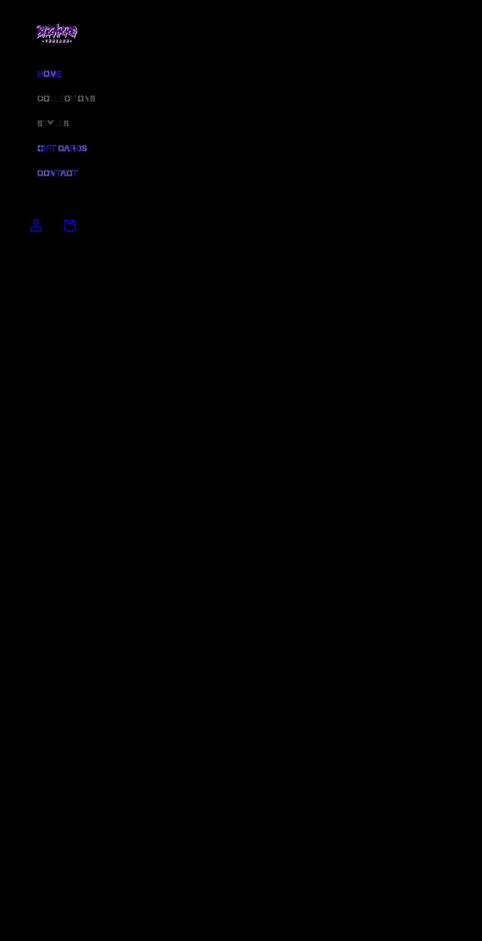 bizarrothreads.com shopify website screenshot