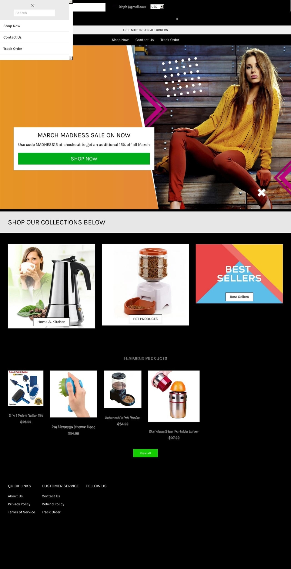 Kibo code v Shopify theme site example bizpiz.com