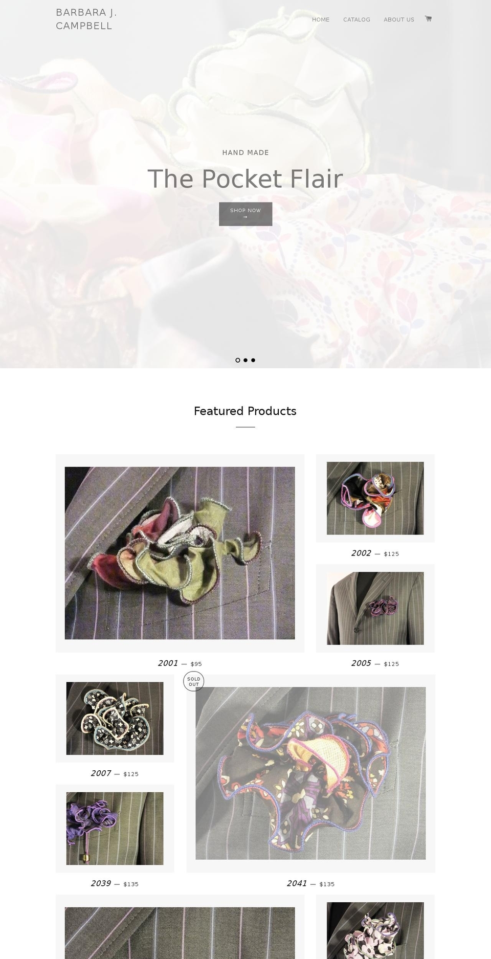 bjcdesigns123.com shopify website screenshot