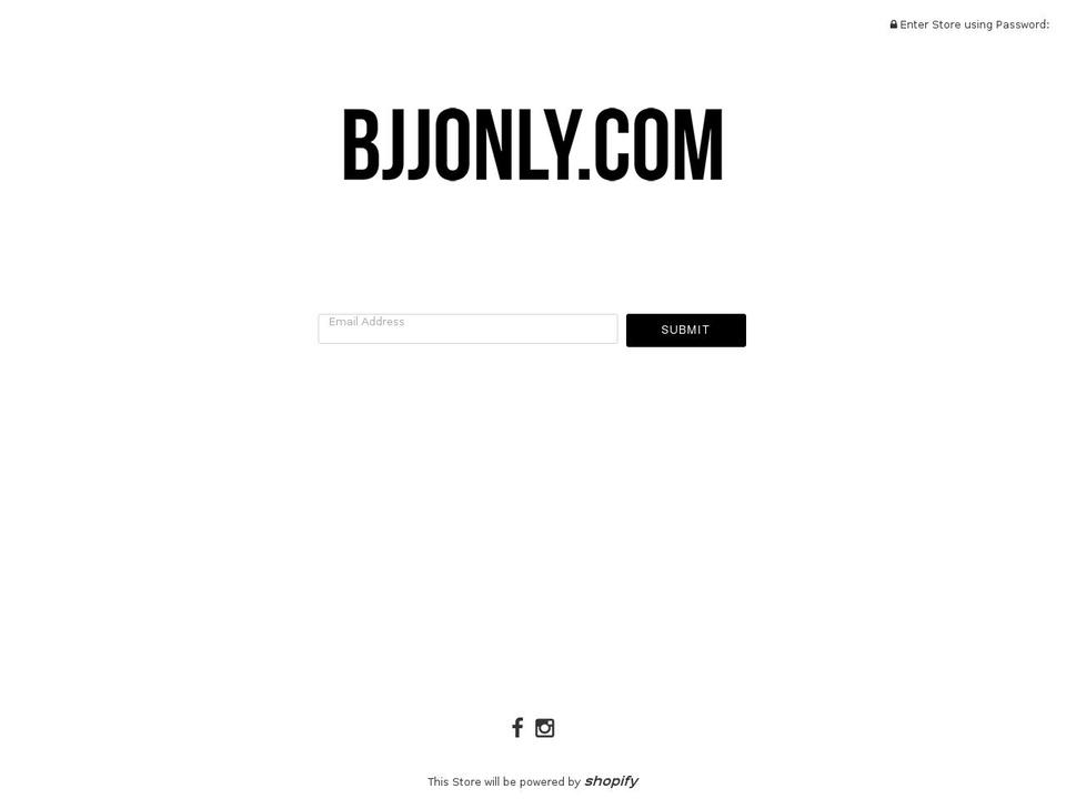 bjjonly.com shopify website screenshot