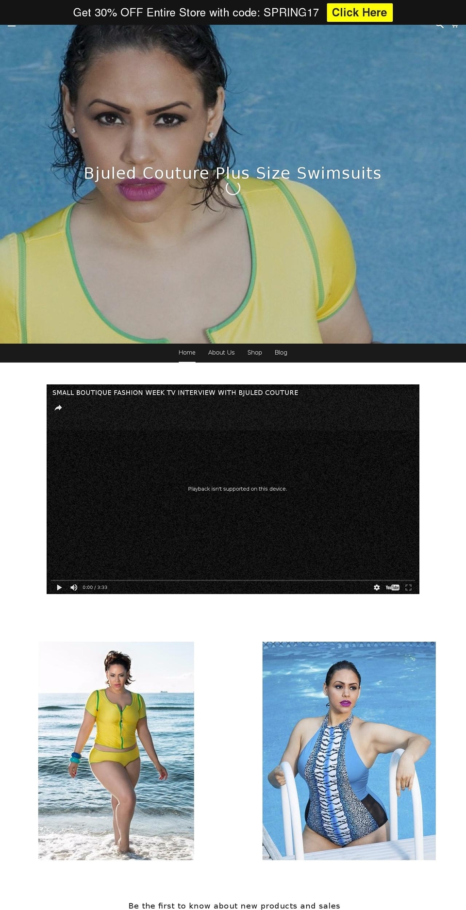 bjuledcouture.com shopify website screenshot