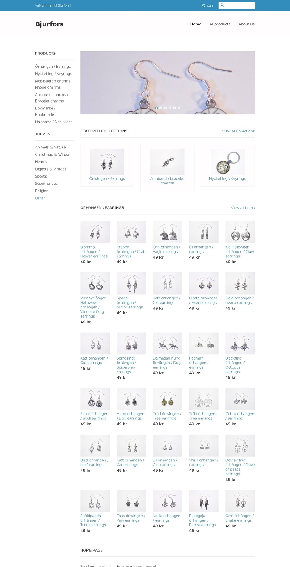 bjurfors.co shopify website screenshot