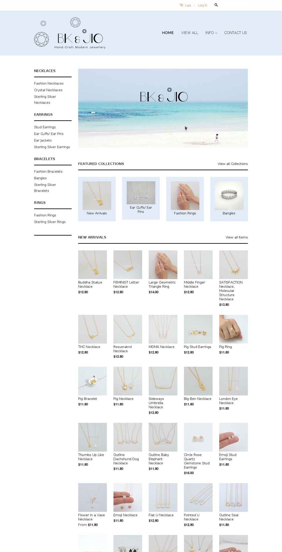 bkandjio.net shopify website screenshot