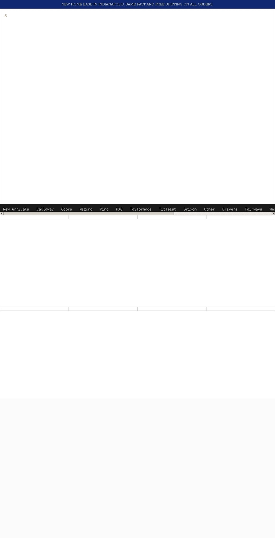 bkbiggolf.com shopify website screenshot