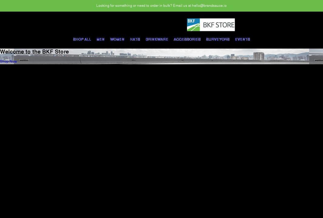 bkf-store.com shopify website screenshot