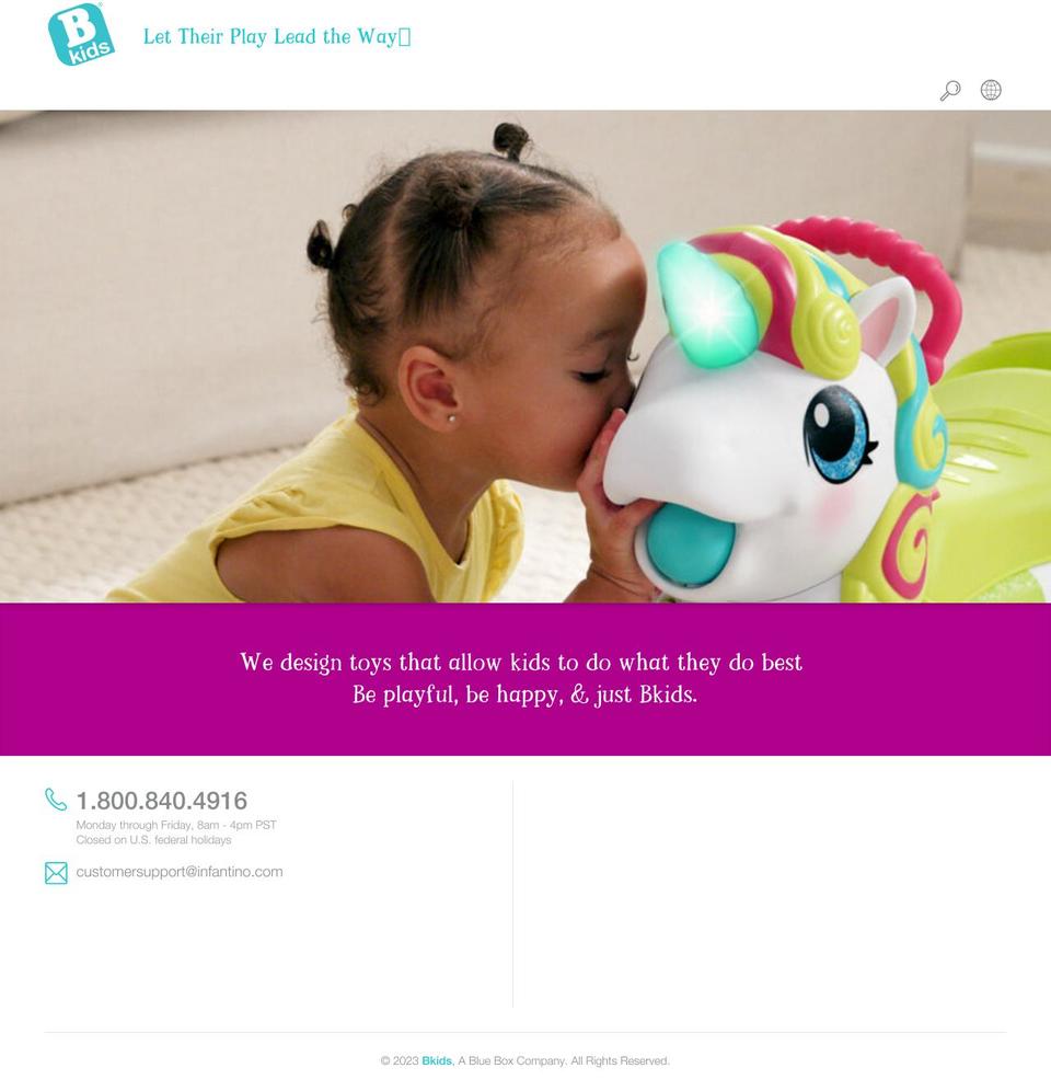 bkids.com shopify website screenshot