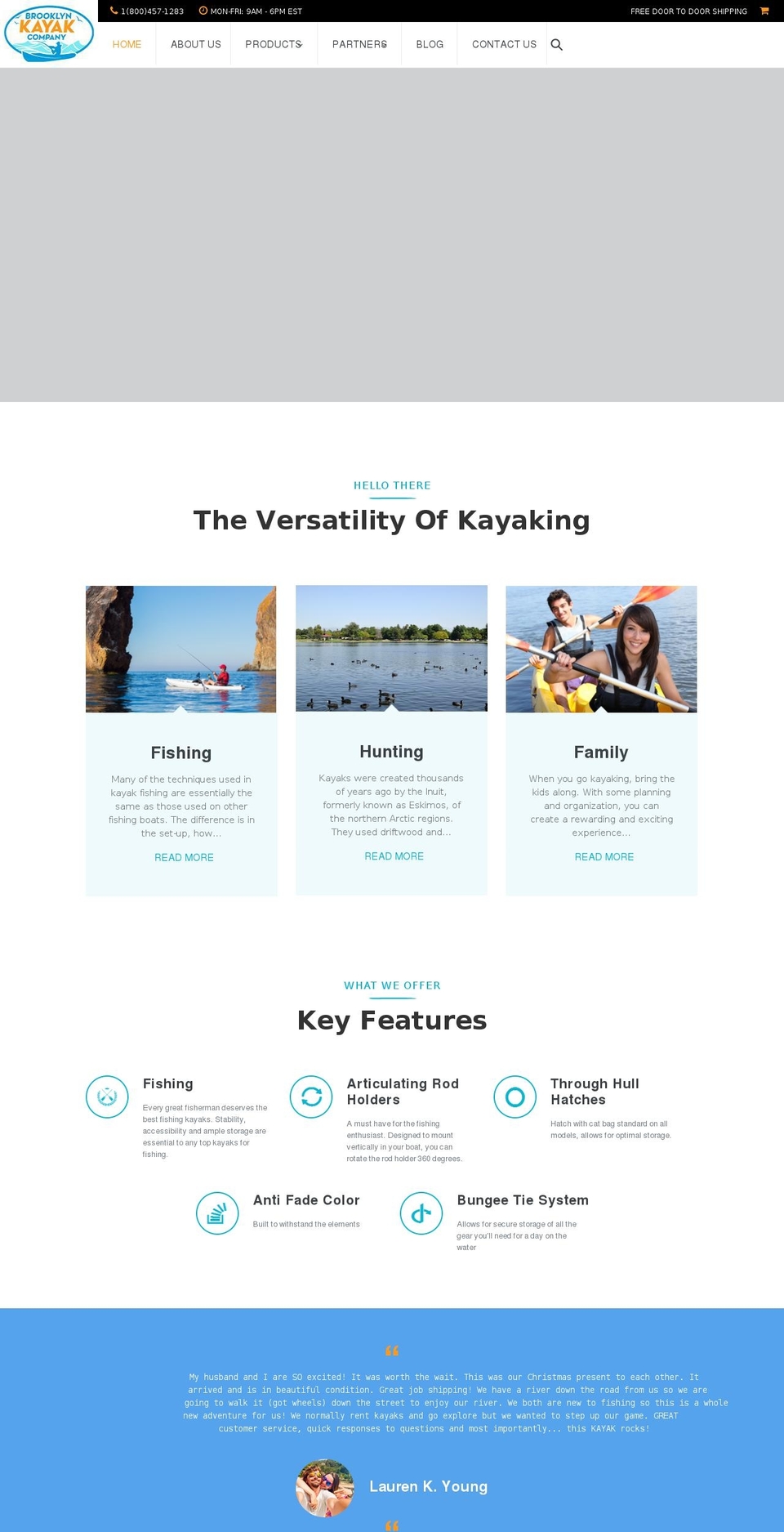 bkkayak.com — Shopify storefront screenshot