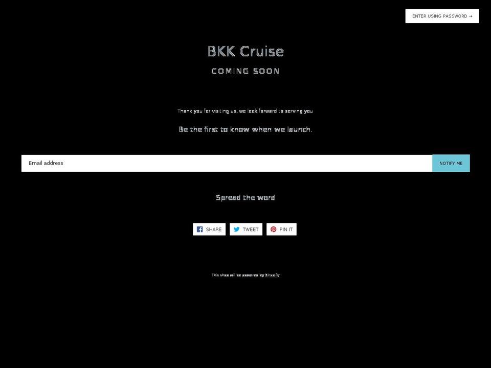 bkkcruise.net shopify website screenshot