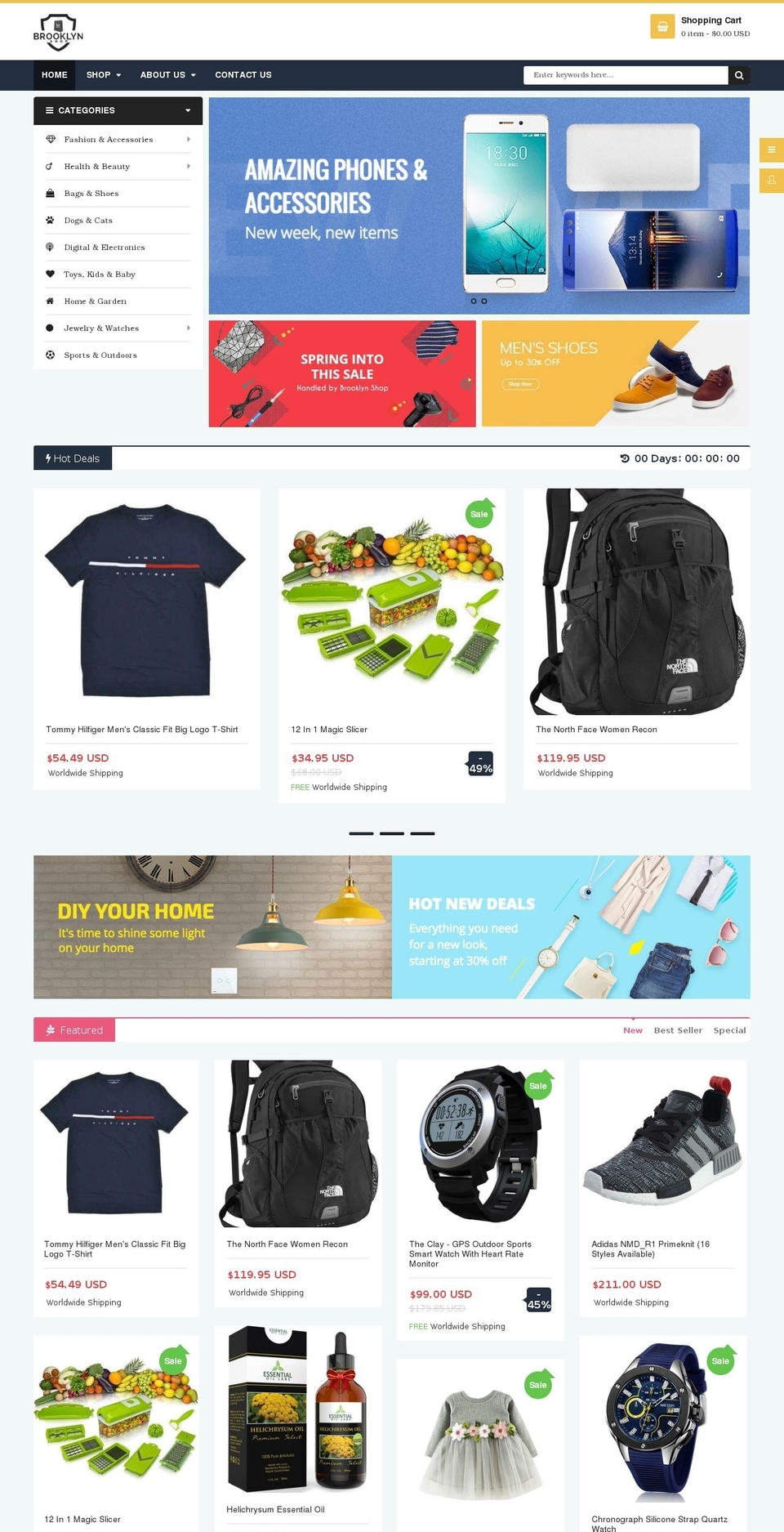 topdeal-home-1 Shopify theme site example bklynshop.com