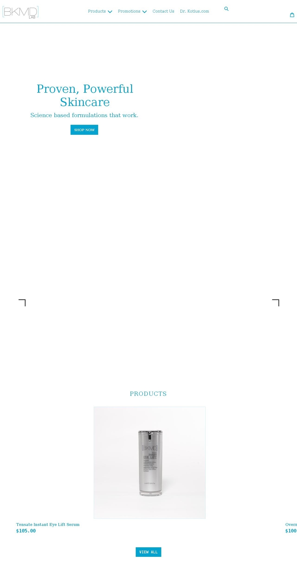 bkmdlab.com — Shopify storefront screenshot