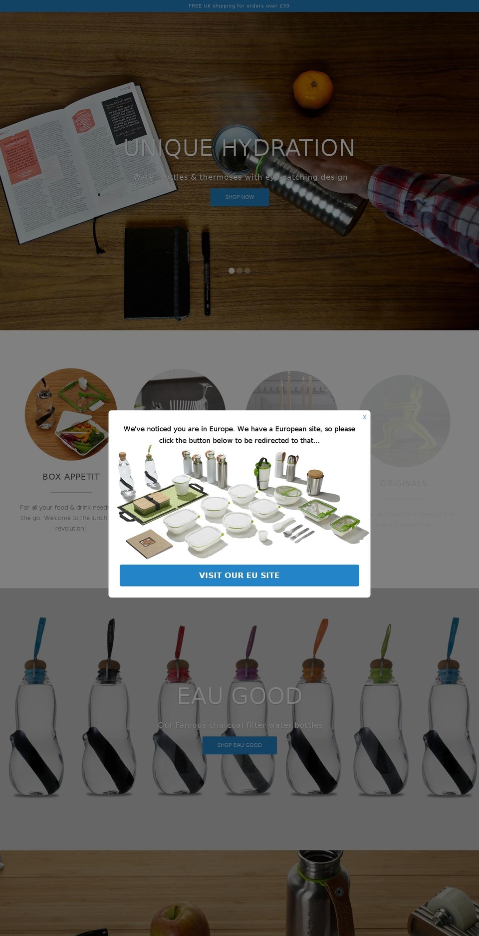 black-blum.com shopify website screenshot