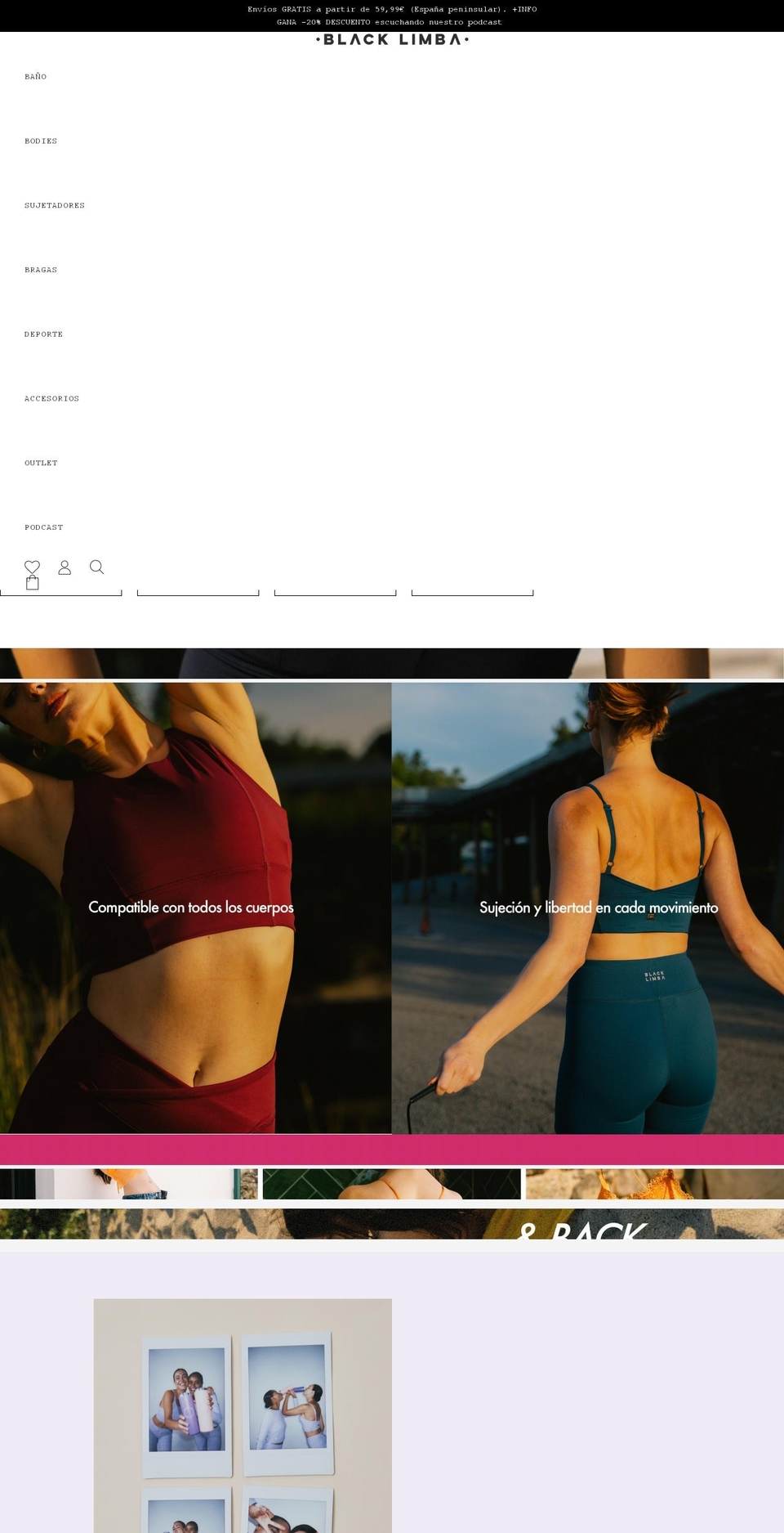 black-limba.com — Shopify storefront screenshot