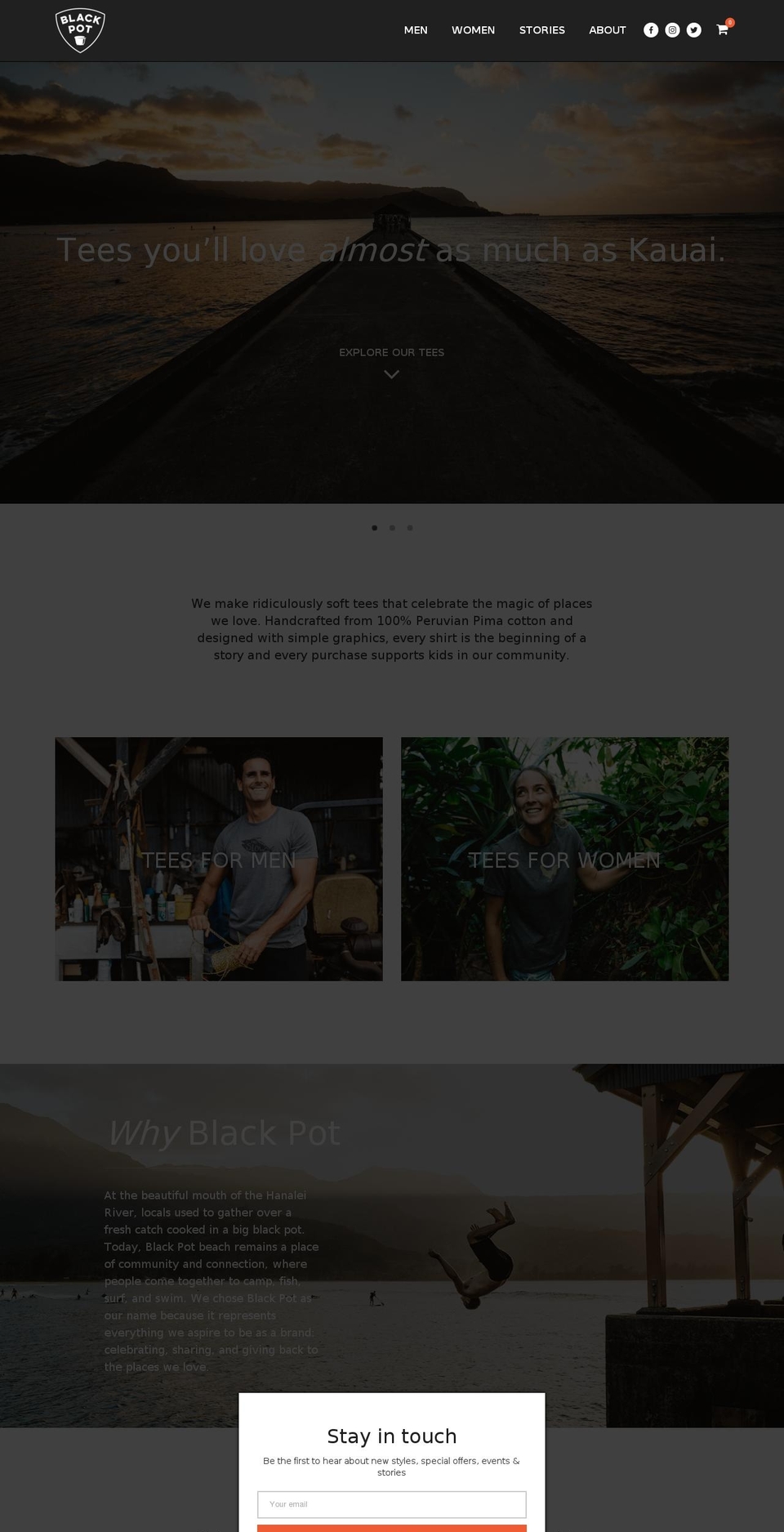 black-pot.com — Shopify storefront screenshot