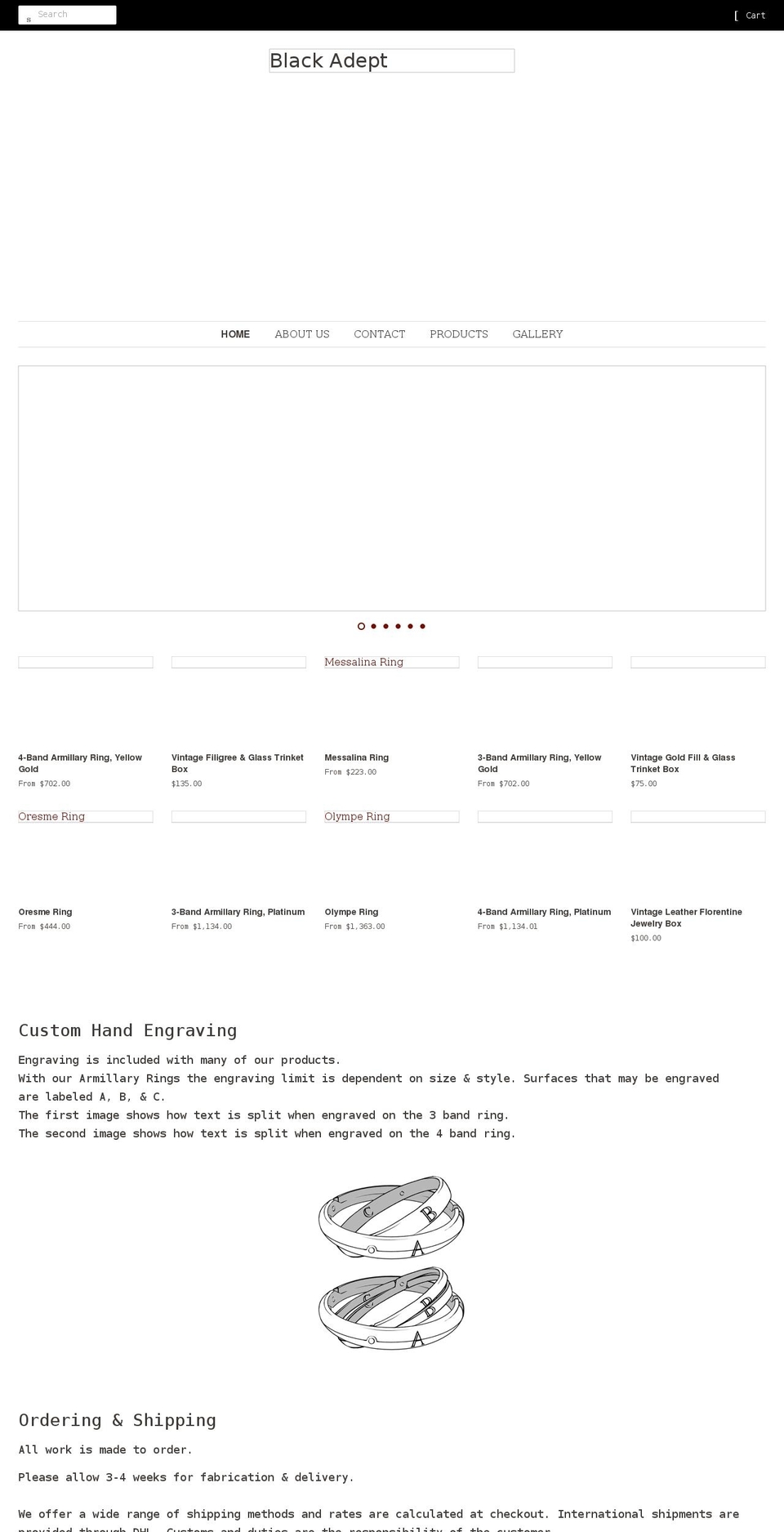 blackadept.com shopify website screenshot