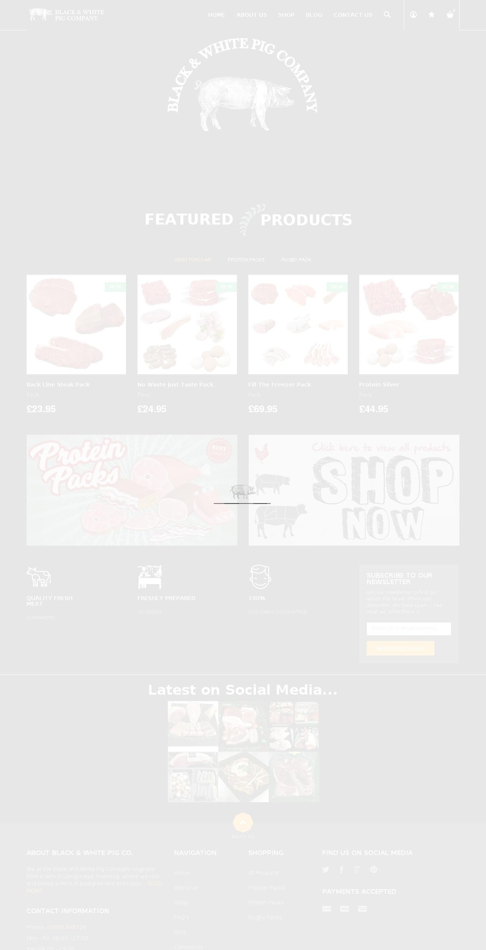 new-index-fruit Shopify theme site example blackandwhitepigcompany.com