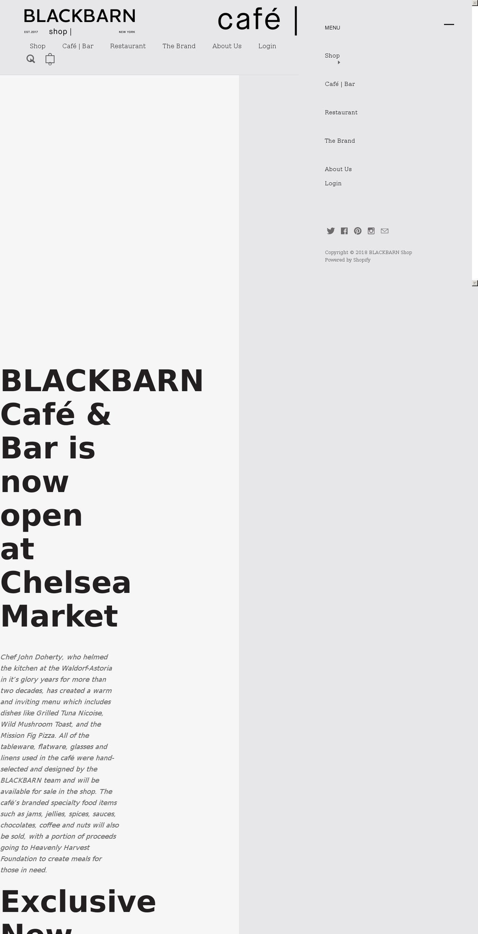 blackbarndesign.com — Shopify storefront screenshot