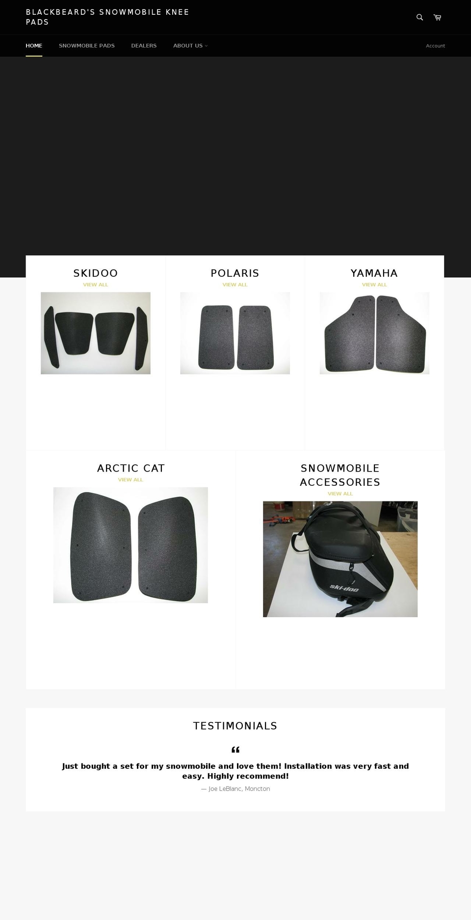 blackbeard.ca shopify website screenshot