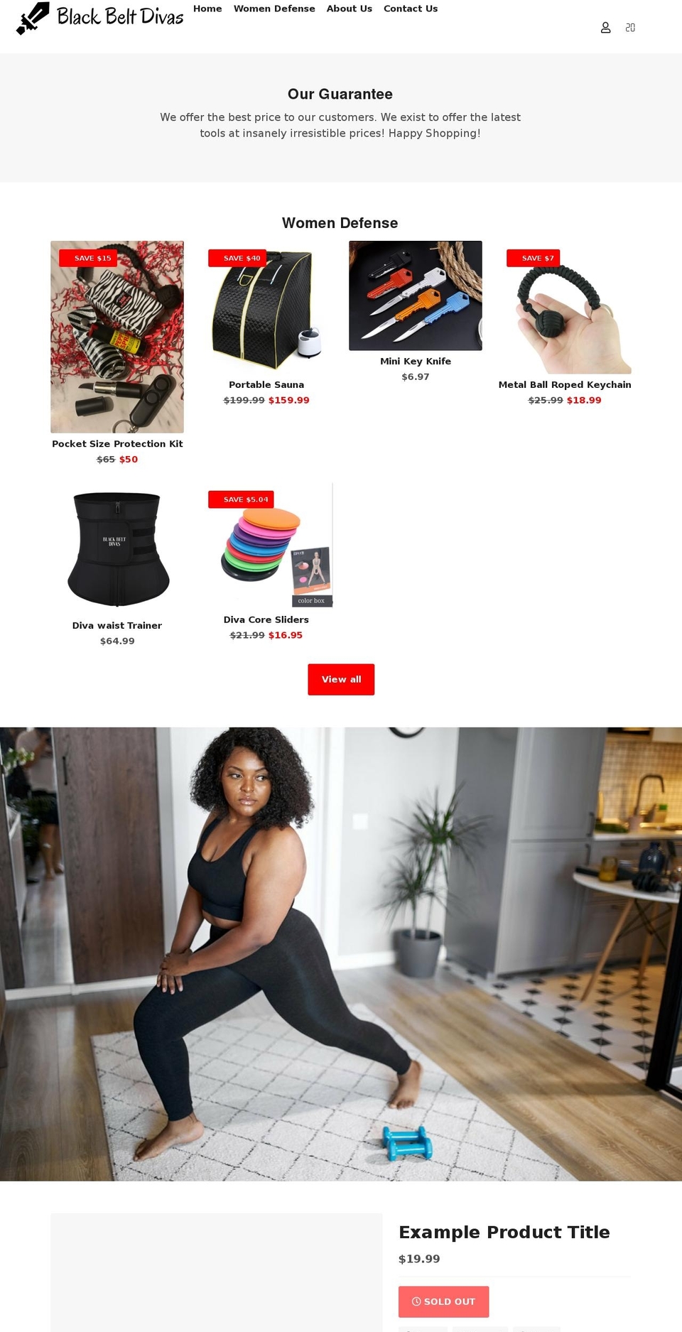 blackbeltdivas.com shopify website screenshot