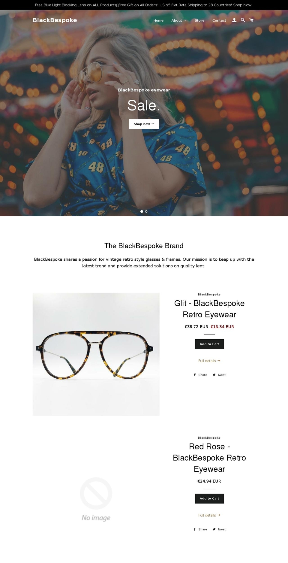 blackbespoke.com shopify website screenshot