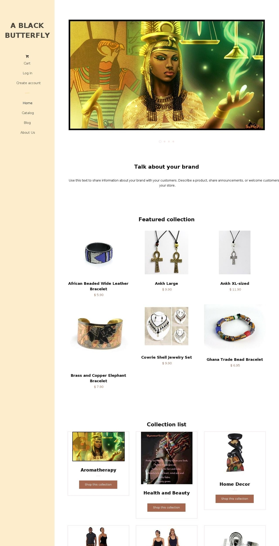 blackbfly.com shopify website screenshot