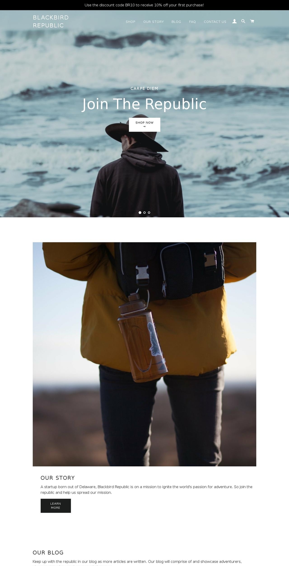 blackbirdattire.com — Shopify storefront screenshot
