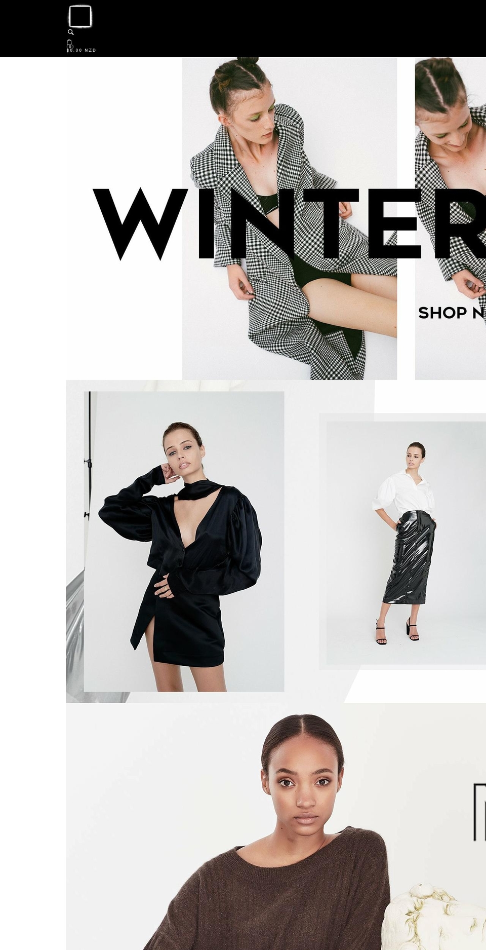 blackboxboutique.co.nz shopify website screenshot