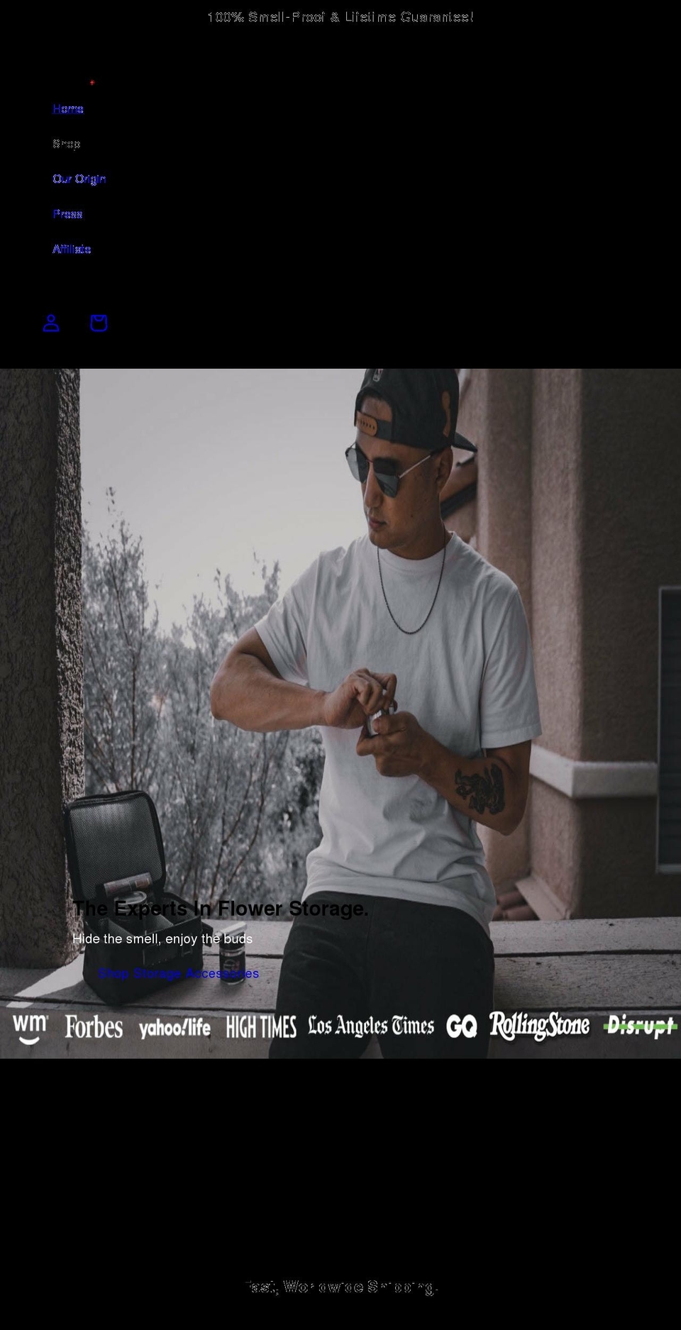 blackboxgoods.com shopify website screenshot
