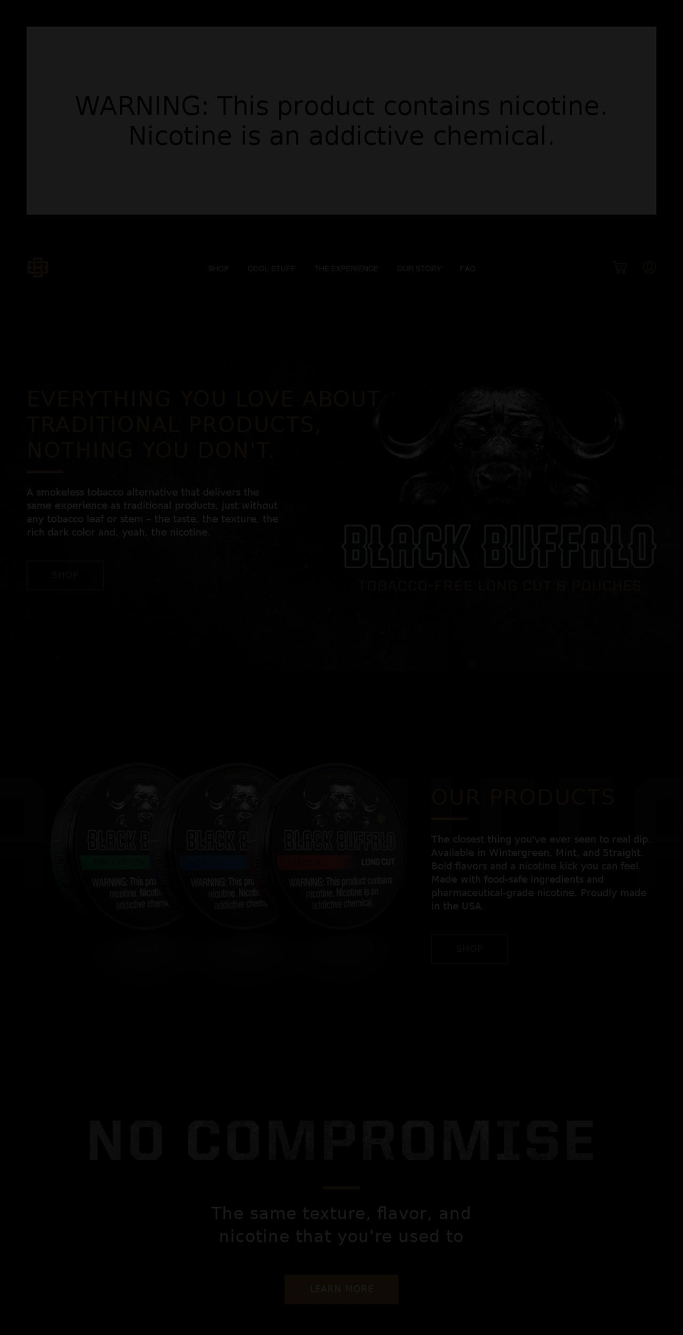 blackbuffalo.com — Shopify storefront screenshot