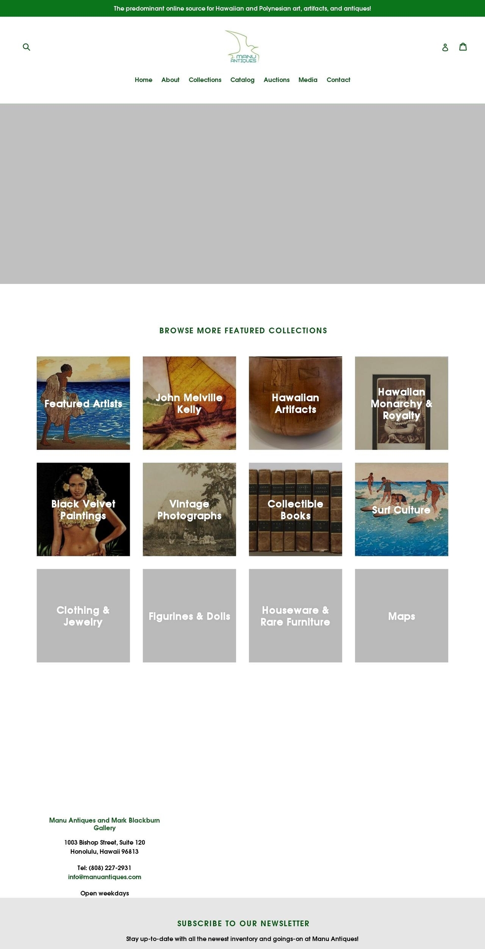 blackburnartconsultants.com — Shopify storefront screenshot