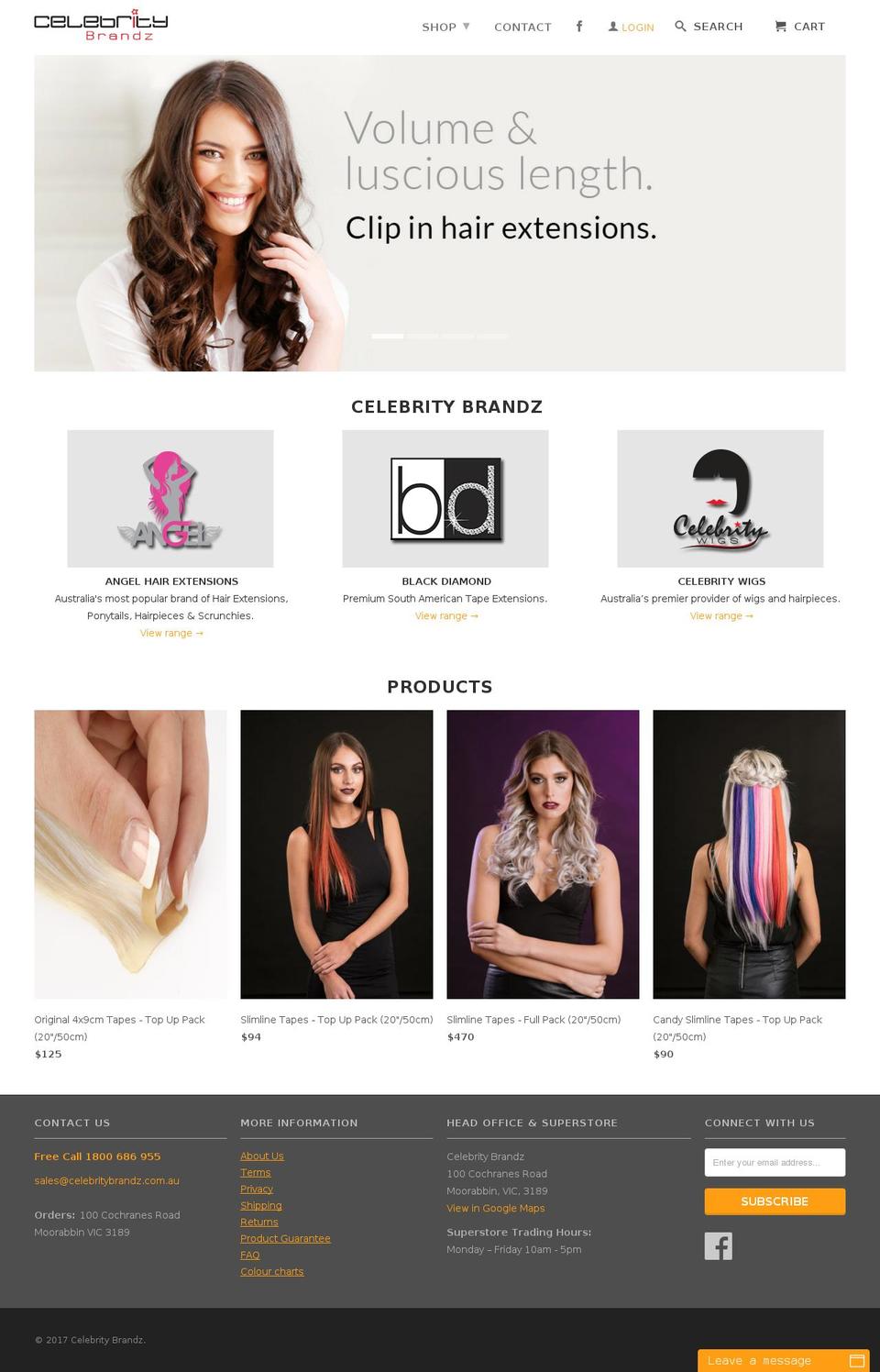 Celebrity Brandz V3 Aug 24th ShopifyNinjas Shopify theme site example blackdiamondextensions.com.au