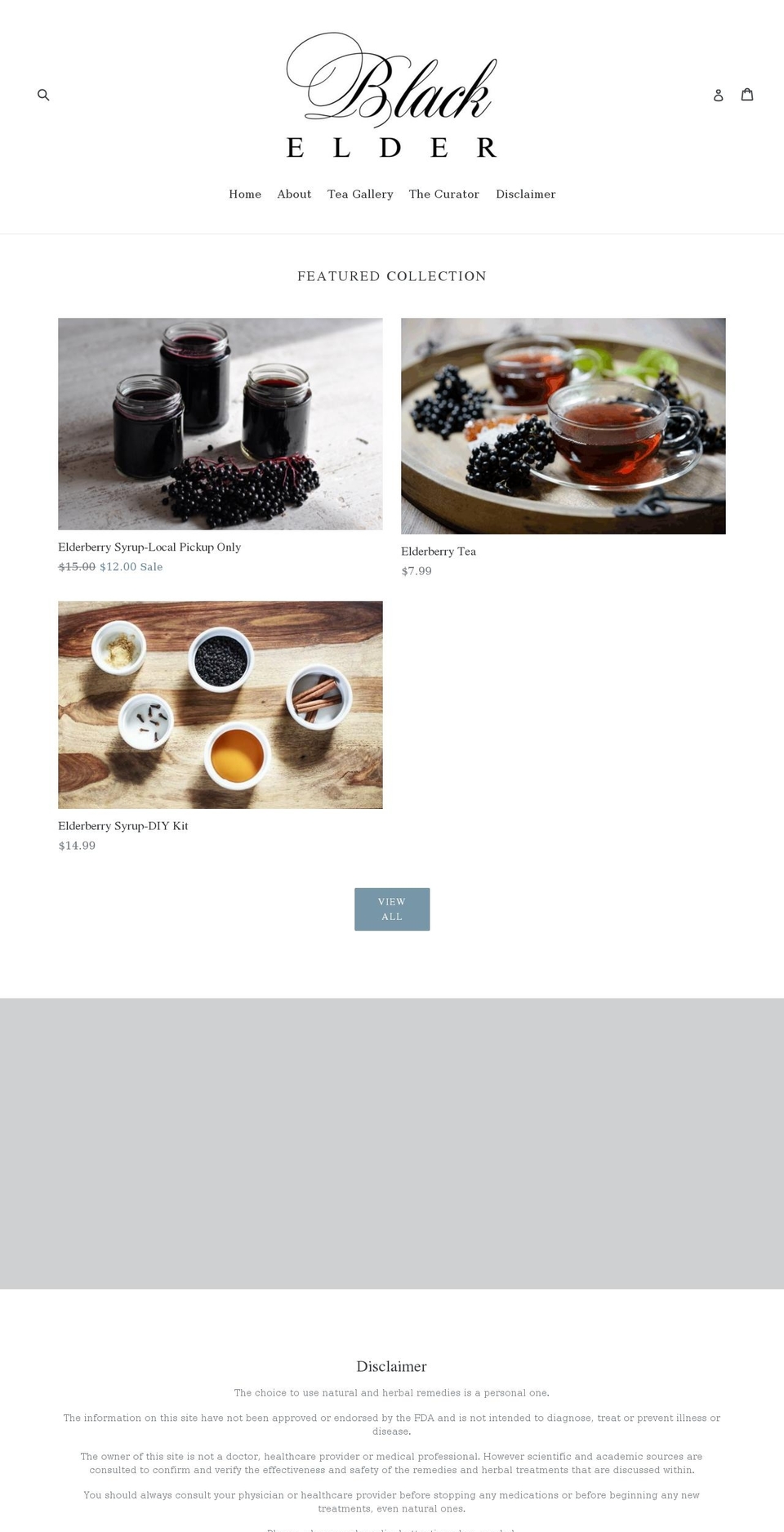 blackelder.com shopify website screenshot