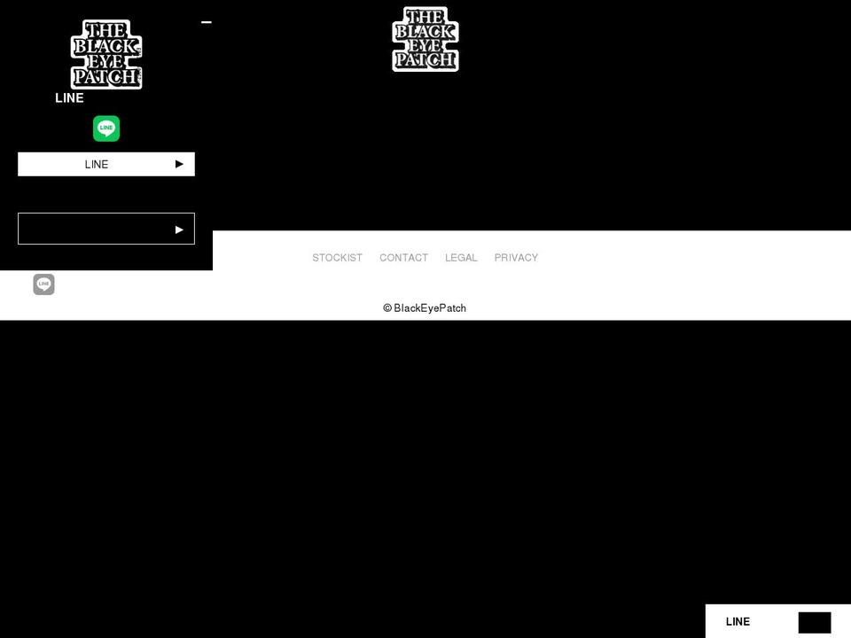 blackeyepatch.com shopify website screenshot